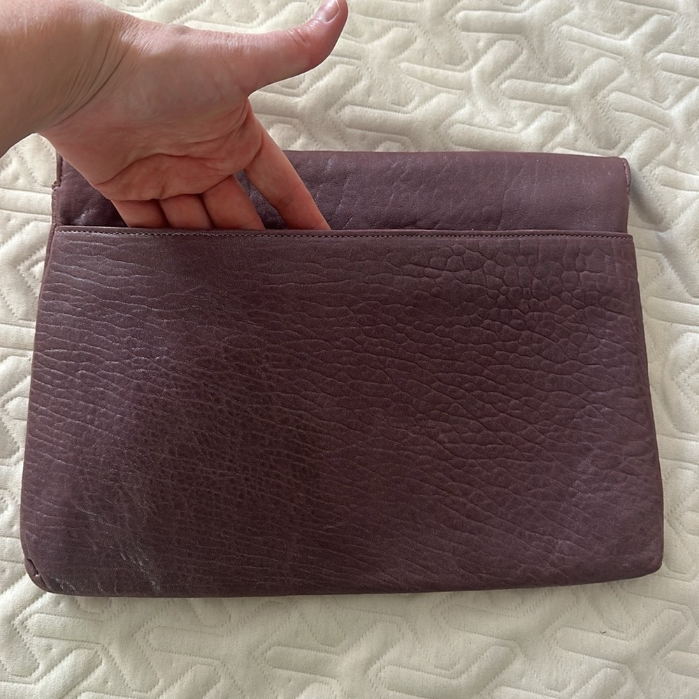 Sedgwick Leather Clutch Lilac Purple - Picture 4 of 8